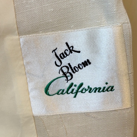 Jack Bloom California Vintage Short Blazer 3/4 Sleeves Lined - Picture 7 of 11